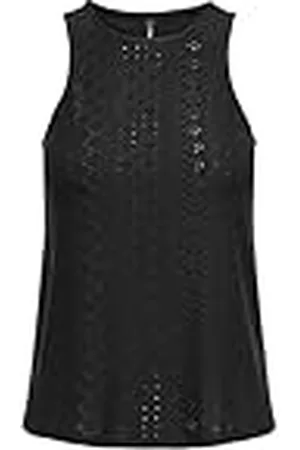 ONLY ONLSANDRA S/L Top JRS, Camiseta sin Mangas Mujer,