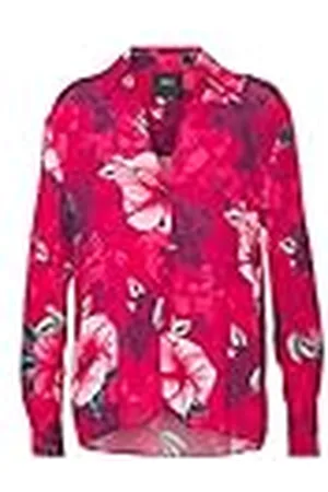 Pinko Contento Camicia Crepe DE Chin Blusa, , 40 para Mujer