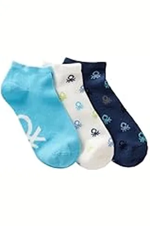Benetton Calzini3 Paia 6ao507044 Calcetines, , 2 años para Niños
