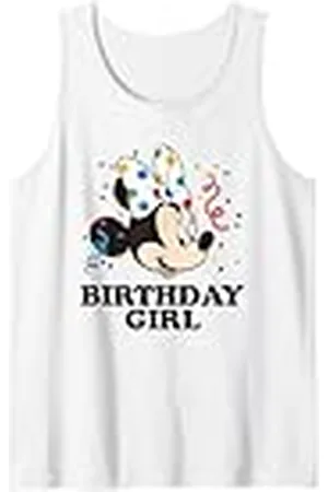 Disney Minnie Mouse Birthday Girl Camiseta sin Mangas