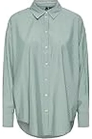 VERO MODA Oversize Shirt Vmnora LS Wvn Ga Noos-Camiseta de Gran tamaño, , S Mujeres