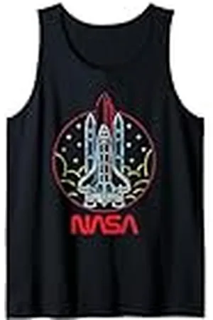 Nasa Transbordador espacial de neón de la Lineart Camiseta sin Mangas