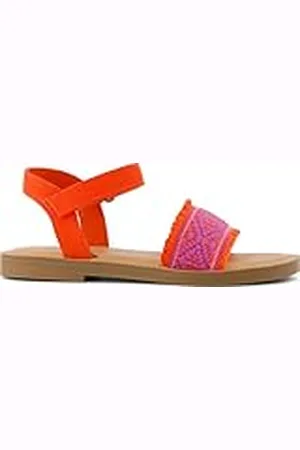 TOMS Remi, Sandalias con cuña Niñas, Red, 30 EU