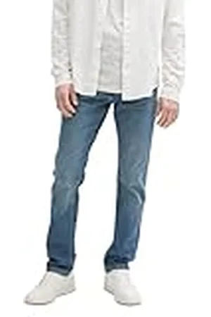 TOM TAILOR 1046964 Josh Regular Slim Jeans, 10281 Mid Stone Wash Denim-Juego de Ropa de baño, 33W x 32L Hombres