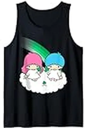 Sanrio Trébol Little Twin Stars del Día de San Patricio Camiseta sin Mangas