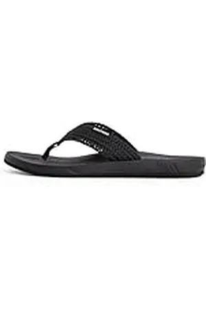 Tommy Hilfiger Sandalias Hombre Molded Web Beach correa de trenza, (Black), 43