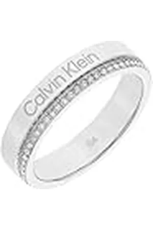 Calvin Klein Anillo para Mujer Colección MINIMAL LINEAR en Acero Inoxidable con Cristales - 35000200D