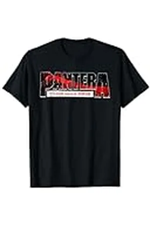 Pantera Logotipo oficial de Vulgar Display Of Power, color rojo Camiseta