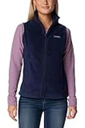Columbia Benton Springs-Chaleco Forro Polar, Oscuro Activo Nocturno, XL para Mujer