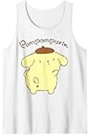 Sanrio Bonito logotipo de perro Golden Retriever de Pom Pom Purin Camiseta sin Mangas