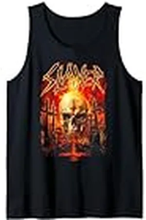 Slayer – Flaming Skull Graveyard Camiseta sin Mangas