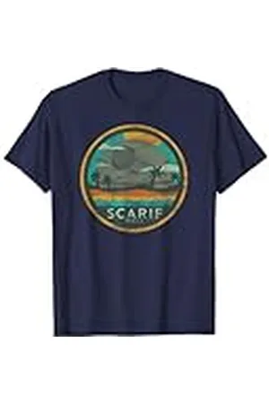 STAR WARS Disfruta de Scarif Beach Vacaciones Vintage Camiseta