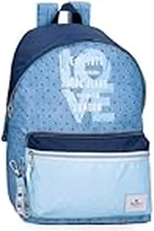 Pepe Jeans Noni Denim Mochila Escolar Portátil 15,6 Pulgadas 31x44x17,5 cms Poliéster by Joumma Bags
