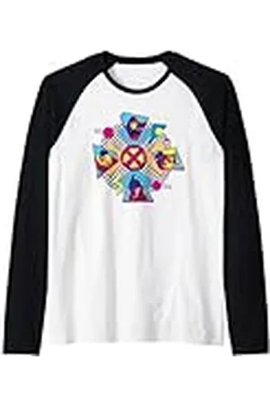 Marvel X-Men Jean Grey Cyclops Rogue Gambit 90s Camiseta Camiseta Manga Raglan