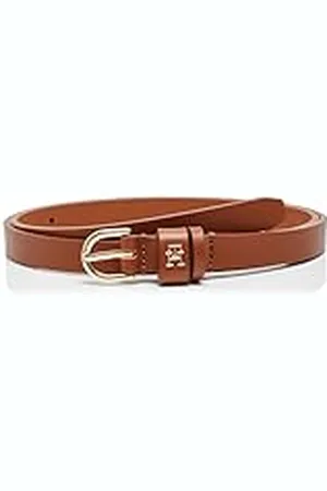 Tommy Hilfiger Cinturón Mujer Essential Effortless 1,5 cm estrecho, Marrón (Cognac), 80 cm