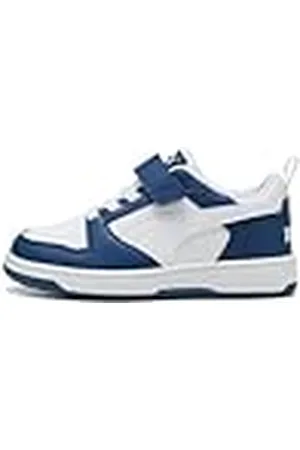 PUMA Rebound V6 Lo AC+ PS, Zapatillas, Clyde Royal Blanco, 35 EU
