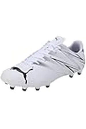 PUMA Attacanto FG/AG, Soccer Shoe Hombre, White Black, 40.5 EU