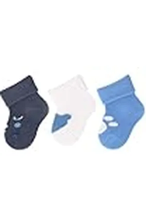 Sterntaler Calcetines para bebé (3 Unidades), diseño de Oso, , Talla única (Pack de 3) para Niños