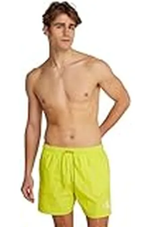 Calvin Klein Bañador Hombre Medium Drawstring con logotipo, Amarillo (Lemonade Yellow), L