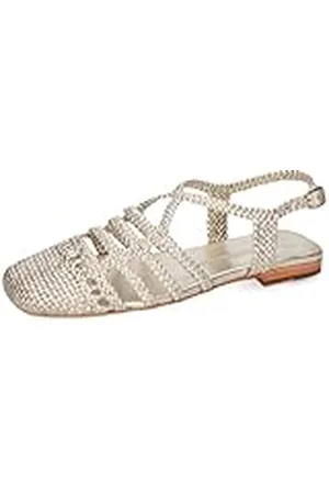 Melvin & Hamilton Sandrine 4, Sandalia Mujer, Plata, 37 EU
