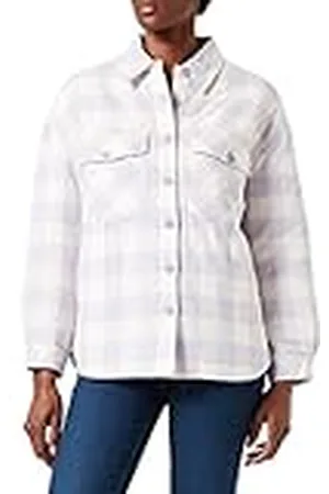Urban classics Overshirt Acolchado de Franela para Mujer Chaqueta, , XL