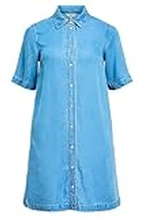 Object Objframe 2/4 Re Denim Dress Noos, , XL Mujeres