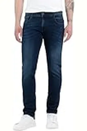 Replay Anbass Slim Fit Jeans con Power Stretch,para hombre, ,28W / 34L