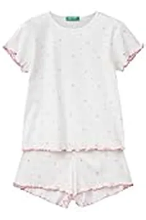 Benetton Pig(t-Shirt+Short) 33on0p08a Juego de Pijama, , XXL para Niñas