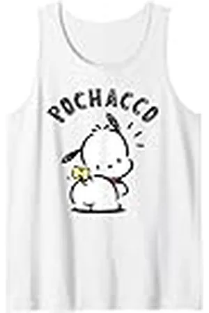 Sanrio Logotipo de perro Pochacco Camiseta sin Mangas