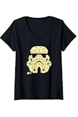 STAR WARS Mujer - Casco de soldado de tormenta Camiseta Cuello V