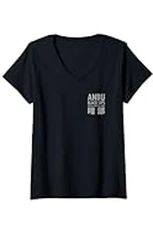 Naruto Mujer Escuadrón táctico de Shippuden Camiseta Cuello V