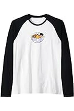 Sanrio Gudetama Huevo de Pascua Ramen Camiseta Manga Raglan