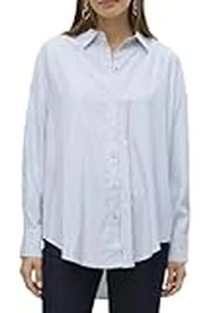 VERO MODA Oversize Shirt Vmnora LS Wvn Ga Noos-Camiseta de Gran tamaño, , XS Mujeres