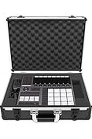 Analog Cases Unison Case for Native Instruments Maschine Plus, maletín de Transporte (Inserto de Espuma, Tapa Acolchada, Cierres metálicos bloqueables), Negro