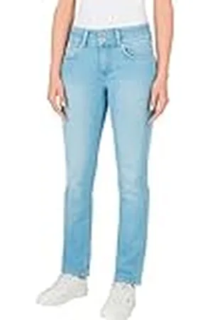 Pepe Jeans Slim Jeans MW, Azul (Denim-Nc4), 27W / 32L para Mujer