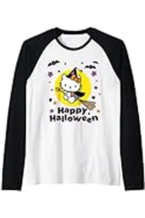 Sanrio Hello Kitty Feliz Halloween Camiseta Manga Raglan