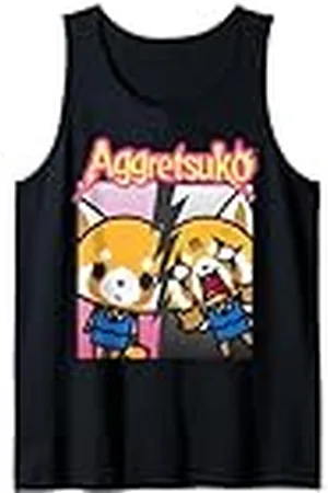 Sanrio Aggretsuko Split Personality - Camiseta Camiseta sin Mangas