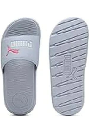 PUMA Cat 2.0 JR, Sandalias deslizantes, Cool Weather White-Magic Rose, 37 EU