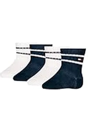 Tommy Hilfiger Sport, Calzino da equipaggio Unisex - Bimbi 0-24, navy/white