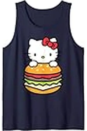 Sanrio Hello Kitty Hamburguesa Camiseta sin Mangas