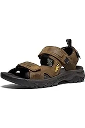 Keen Targhee 3 Open Toe, Sandalias Hombre, Bison/Mulch, 45 EU