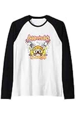 Sanrio Aggretsuko Rage No Overtime - Camiseta Camiseta Manga Raglan