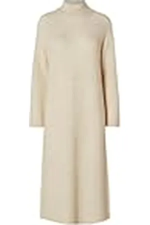 SELECTED Slfmaline LS Knit Dress High Neck Noos Vestido de Punto, , S para Mujer