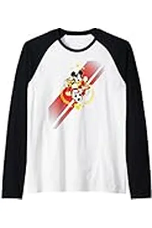 Disney Mickey Mouse, Donald y Goofy Soccer hacen deporte Camiseta Manga Raglan