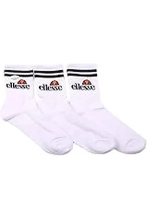 Ellesse Pullo 3 Pack Socks Calcetines, Mujer, White, 12_14