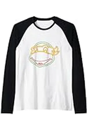 Teenage Mutant Ninja Turtles Tortugas Ninja Mutantes Adolescentes Neón Ninja Face Camiseta Manga Raglan