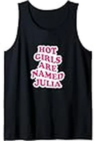 Original Cheddar Las chicas calientes se llaman Julia Camiseta sin Mangas