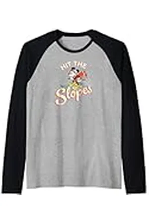 Disney Los deportes de invierno de Mickey Mouse de llegan a las pistas Camiseta Manga Raglan