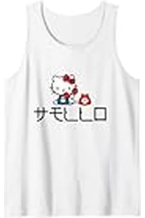 Sanrio Hello Kitty Japan Lindo teléfono Camiseta sin Mangas