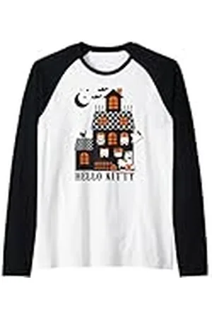 Sanrio Casa embrujada de Hello Kitty Camiseta Manga Raglan